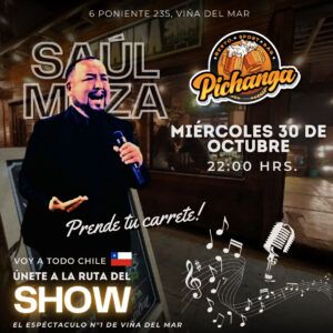Miércoles 30 de octubre, ¡Noche de Show en La Pichanga Restobar!