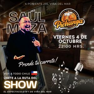 Viernes 4 de Octubre en La Pichanga Restobar – Viña del Mar