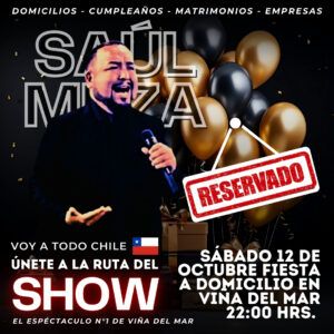 A DOMICILIO – Cumpleaños en Gómez Carreño, Viña del Mar 12 de Octubre