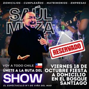 Este viernes 18 de octubre, Cumpleaños a Domicilio en El Bosque, Santiago